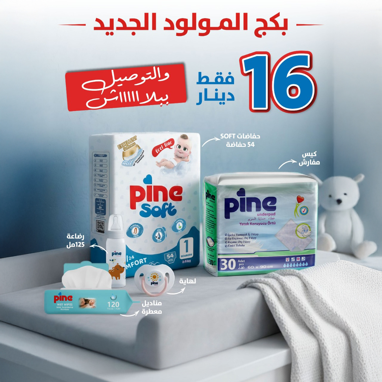 new-born Special Offer of Pine diapers
