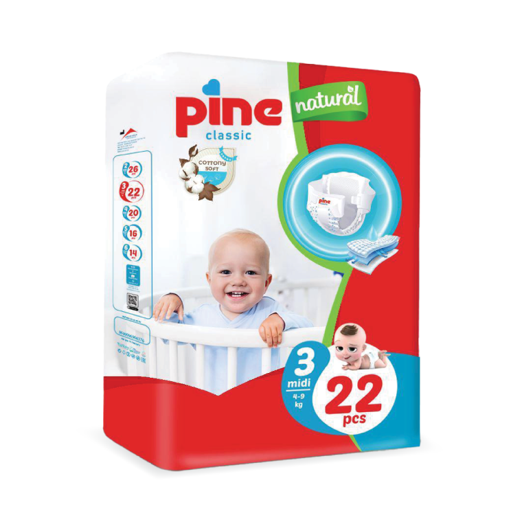pine-classic-diapers-3midi-22pcs Pine Classic Diapers in Jordan