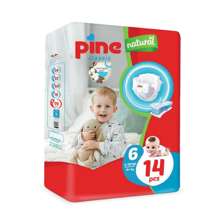 pine-classic-diapers-6xlarge-14pcs Pine Classic Diapers in Jordan