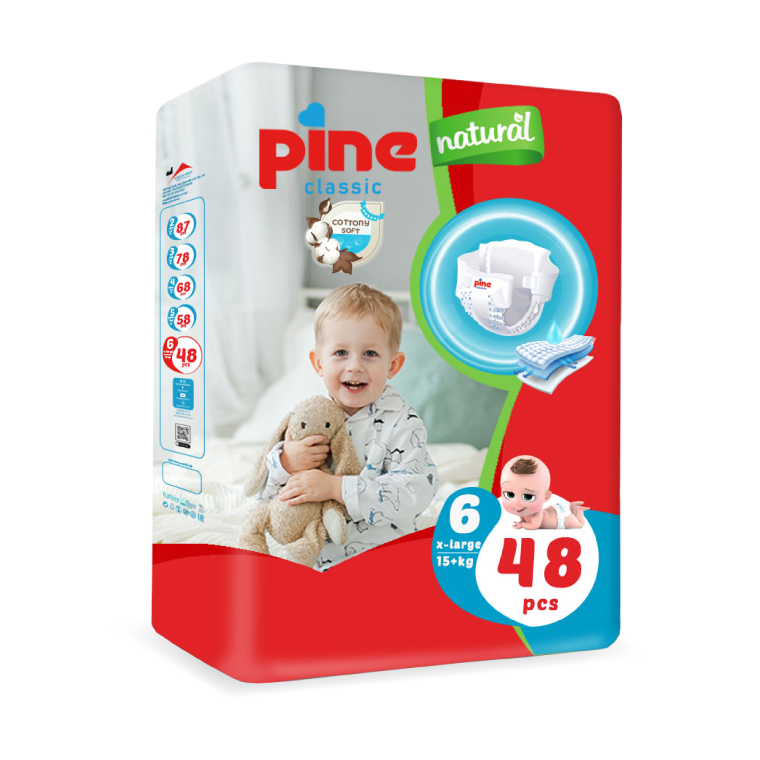 pine-classic-diapers-6xlarge-48pcs Pine Classic Diapers in Jordan